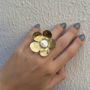 Anillo de Flor Orfebrería